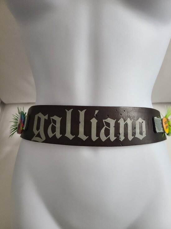 Galliano women leather belt main image 11
